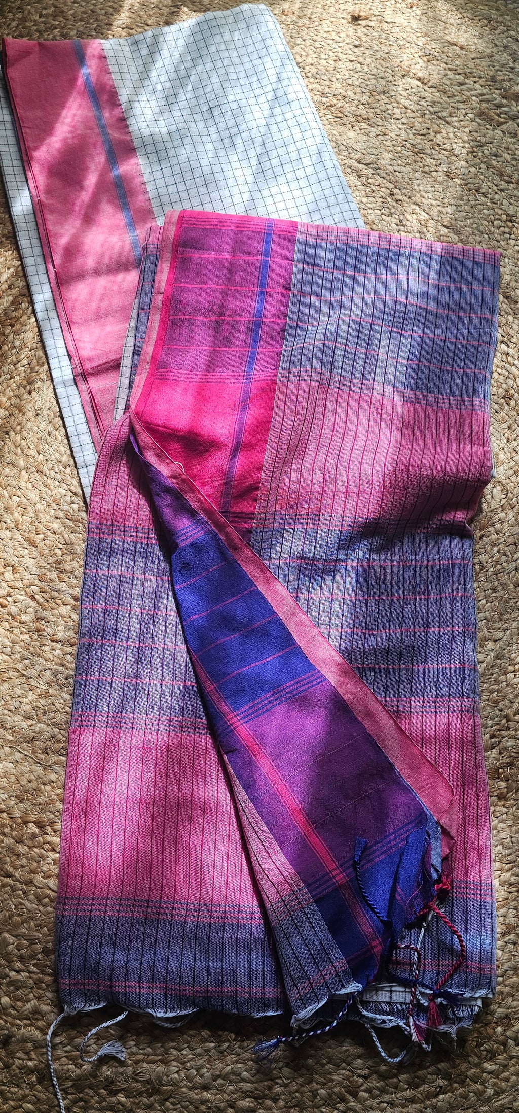 SEETA RANG - Bengal Khadi Cotton Saree