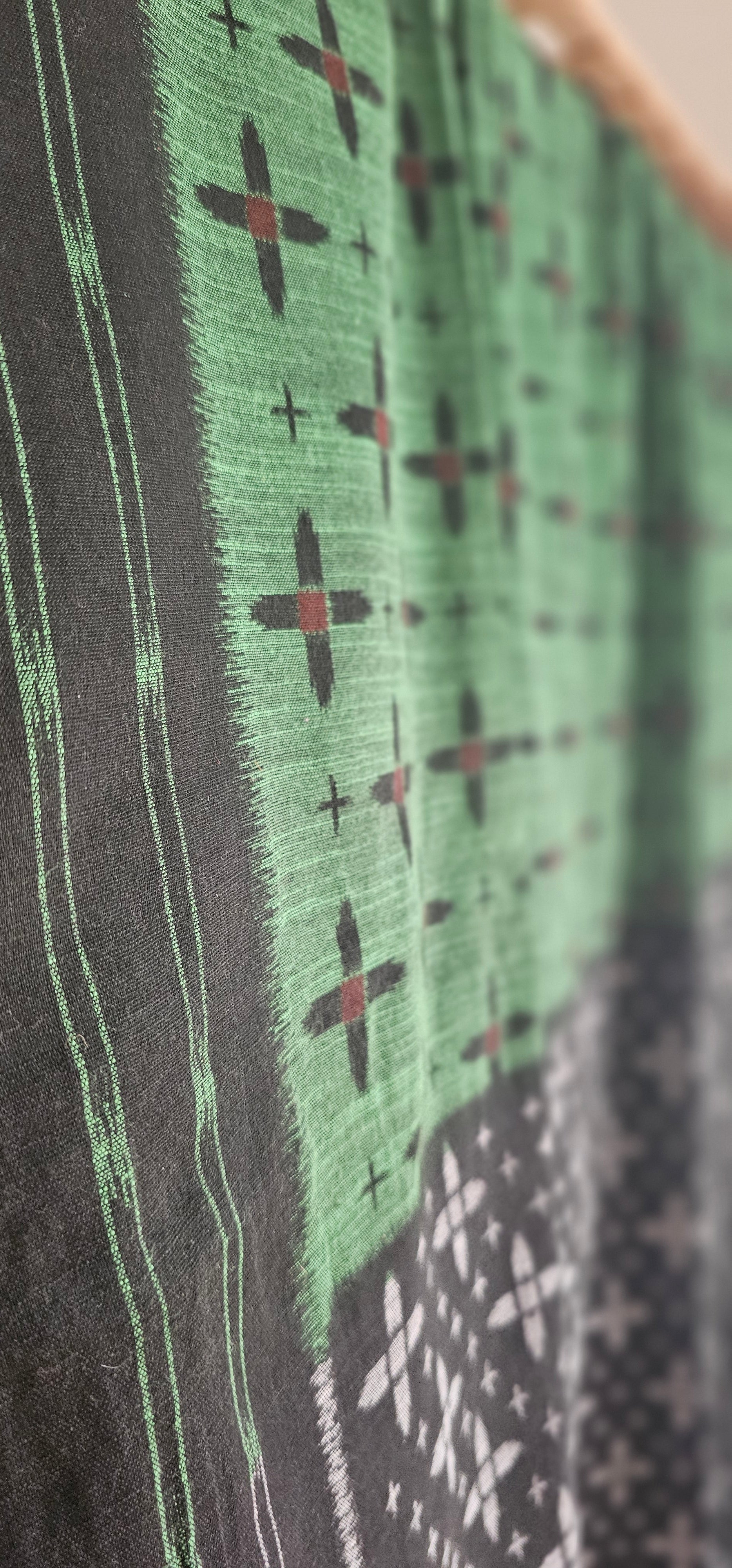 HARIT KAAL Sambalpuri-inspired Khadi Cotton Saree