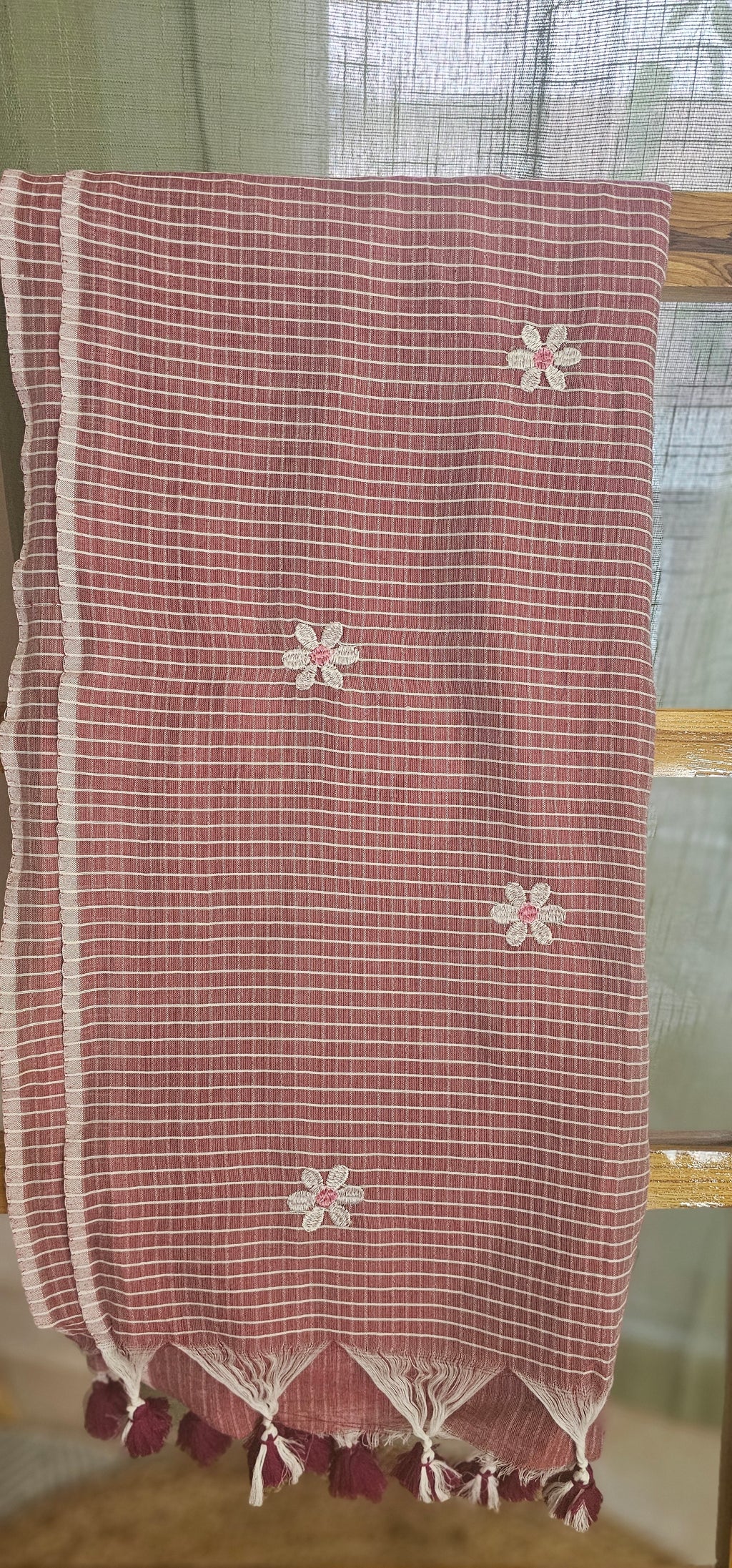 RAKTIMA - PHOOL SAHELI - Deep maroon — rich, warm & quietly striking