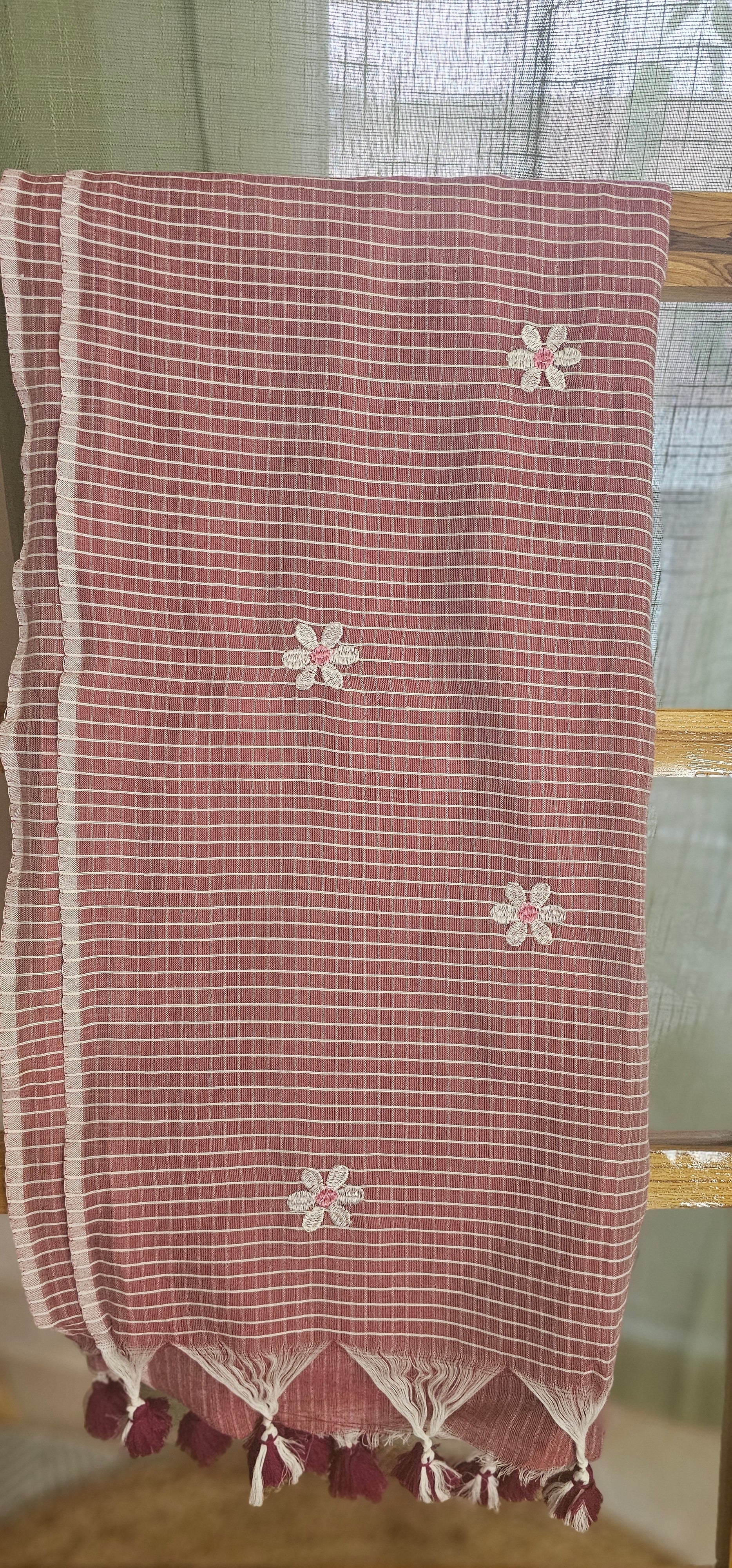 RAKTIMA - PHOOL SAHELI - Deep maroon — rich, warm & quietly striking