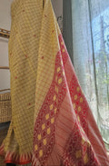 VEDHIKA - Handloom Jamdani Khadi Cotton