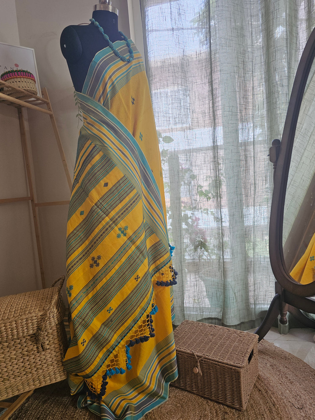 KANAK TAARA - Bhujodi Style Bengal Handloom