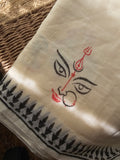 DEVI REKHA - Pure Handwoven Mulmul Saree