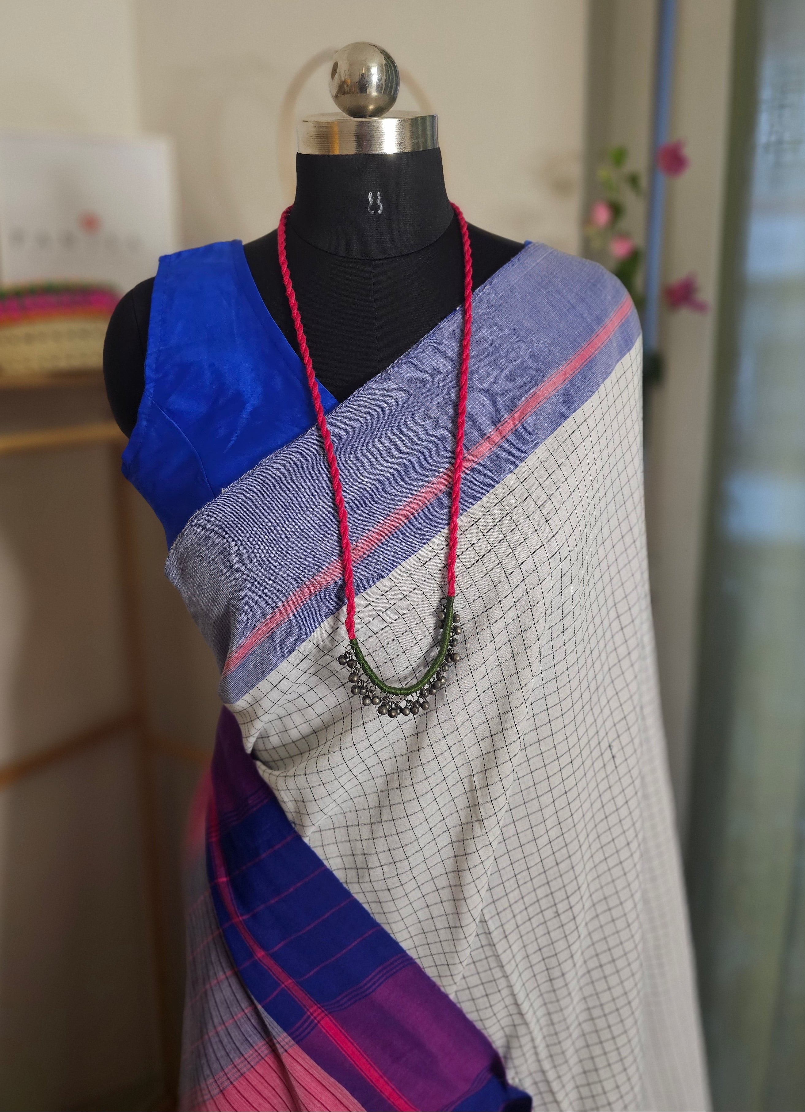 SEETA RANG - Bengal Khadi Cotton Saree