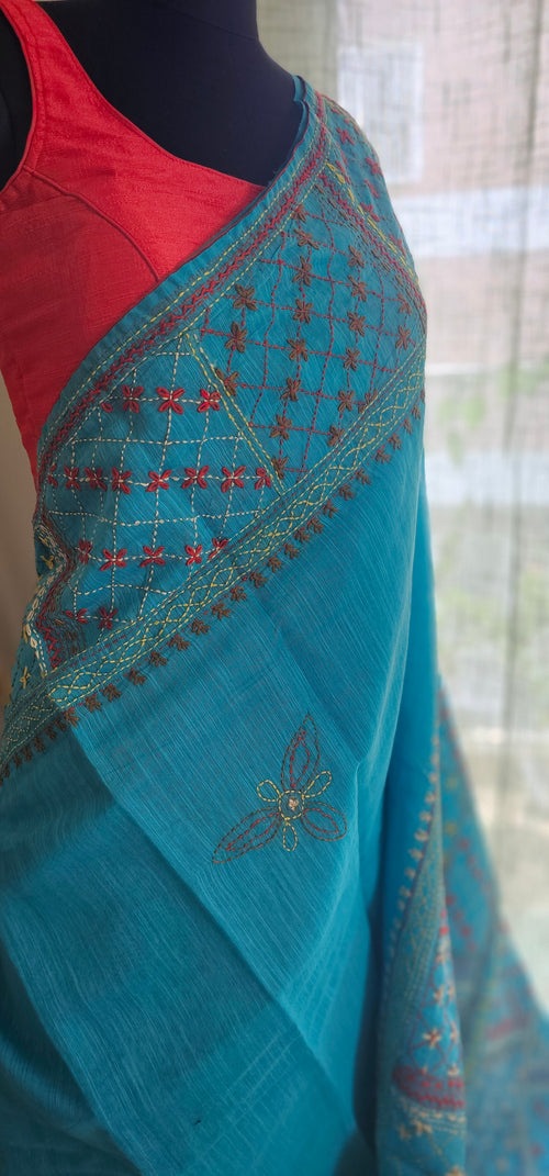 AARIKA – Teal Blue - The Lambani Artisan Edit