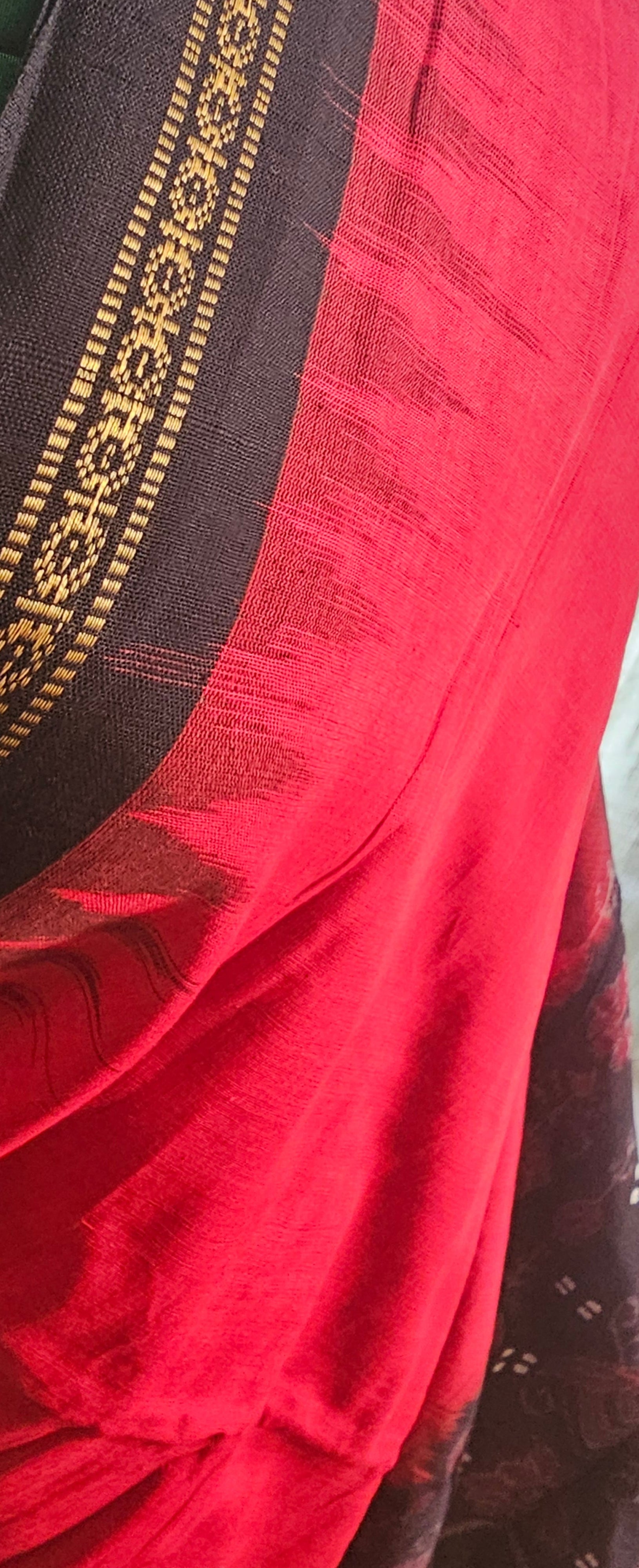 RUDRAVARNA - Rudraksha temple border - Odisha handloom traditions