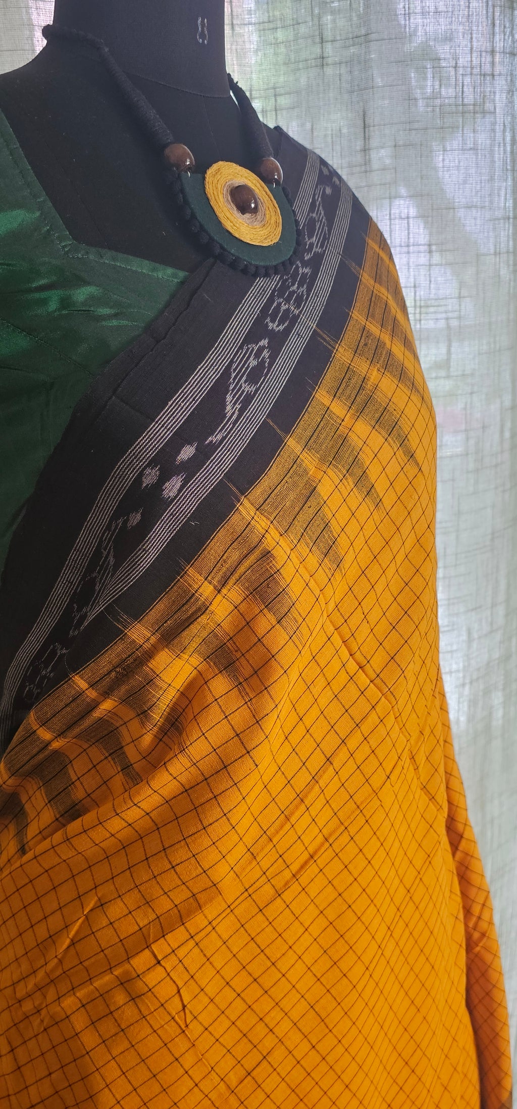 MRITTIKA MUSTRAD - Striking Khandua Daali Scot cotton saree