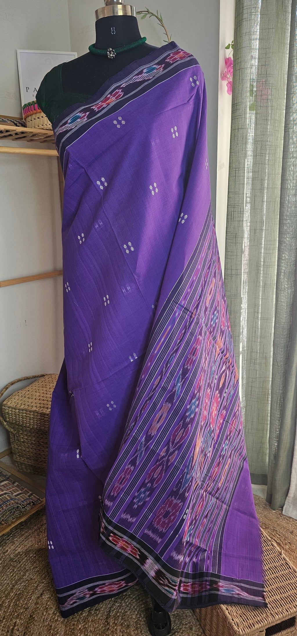 KADAMBARI - Authentic Odisha Pittala Cotton Saree
