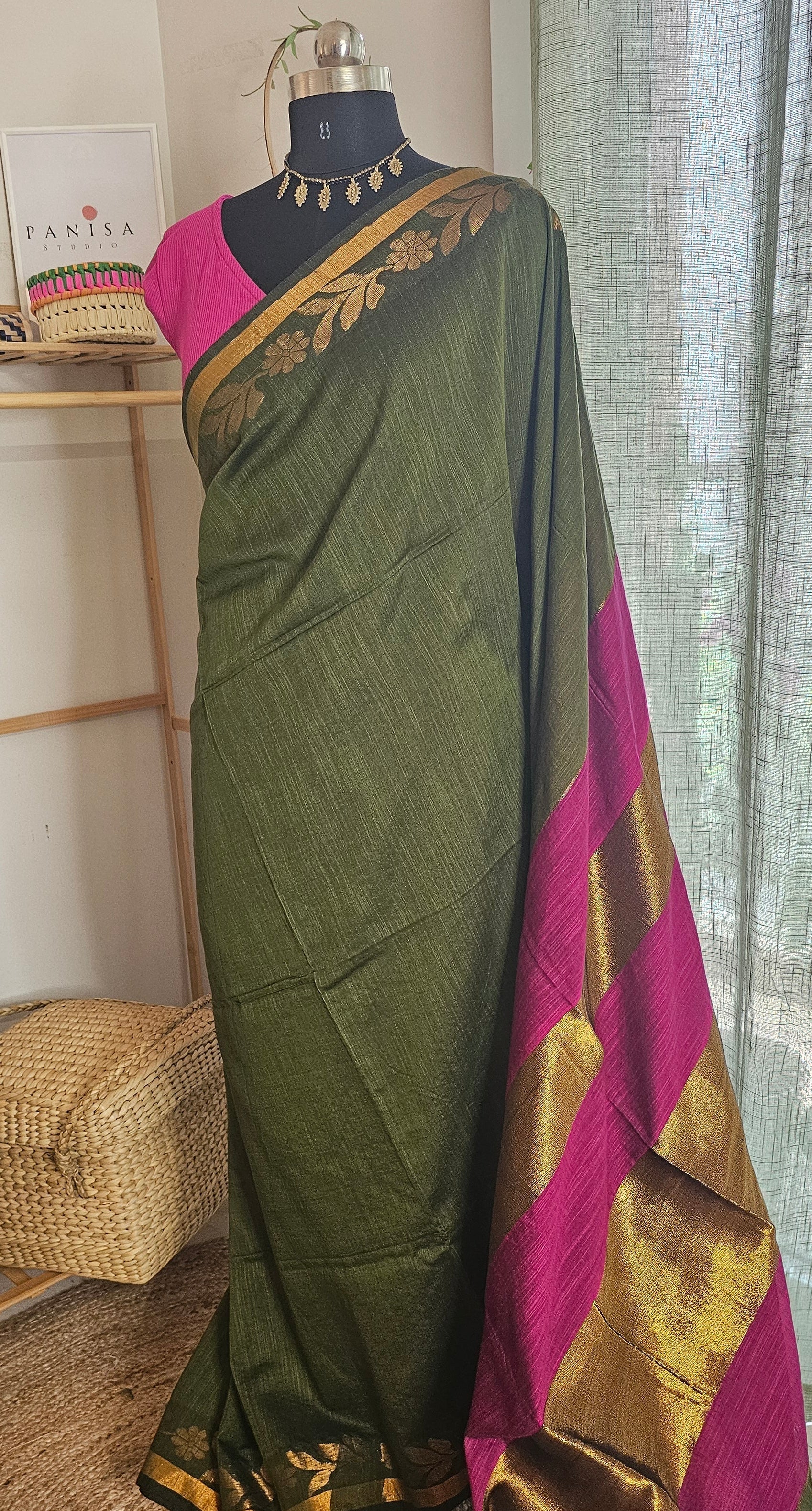 MAYA from VARNAJA Edit - Handloom Khadi Cotton Silk Saree