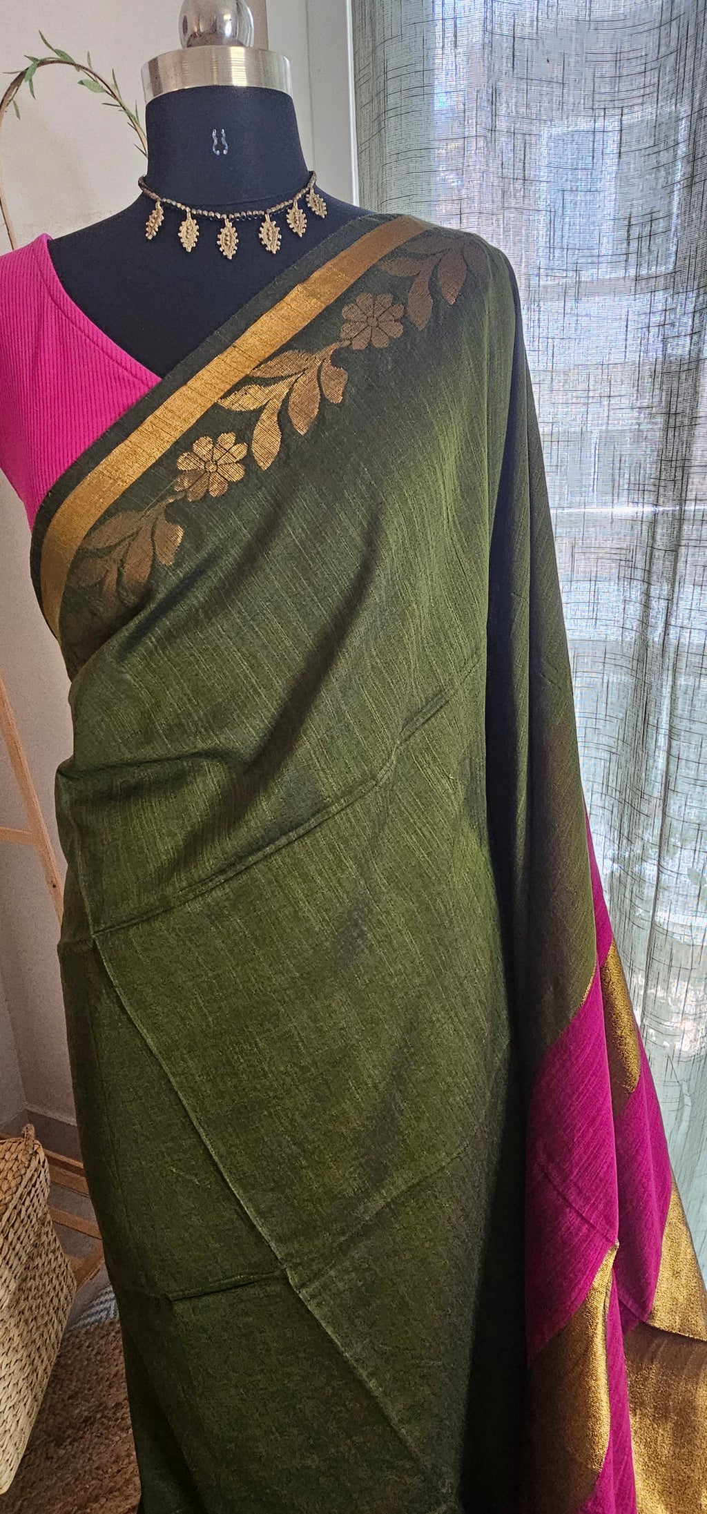 MAYA from VARNAJA Edit - Handloom Khadi Cotton Silk Saree
