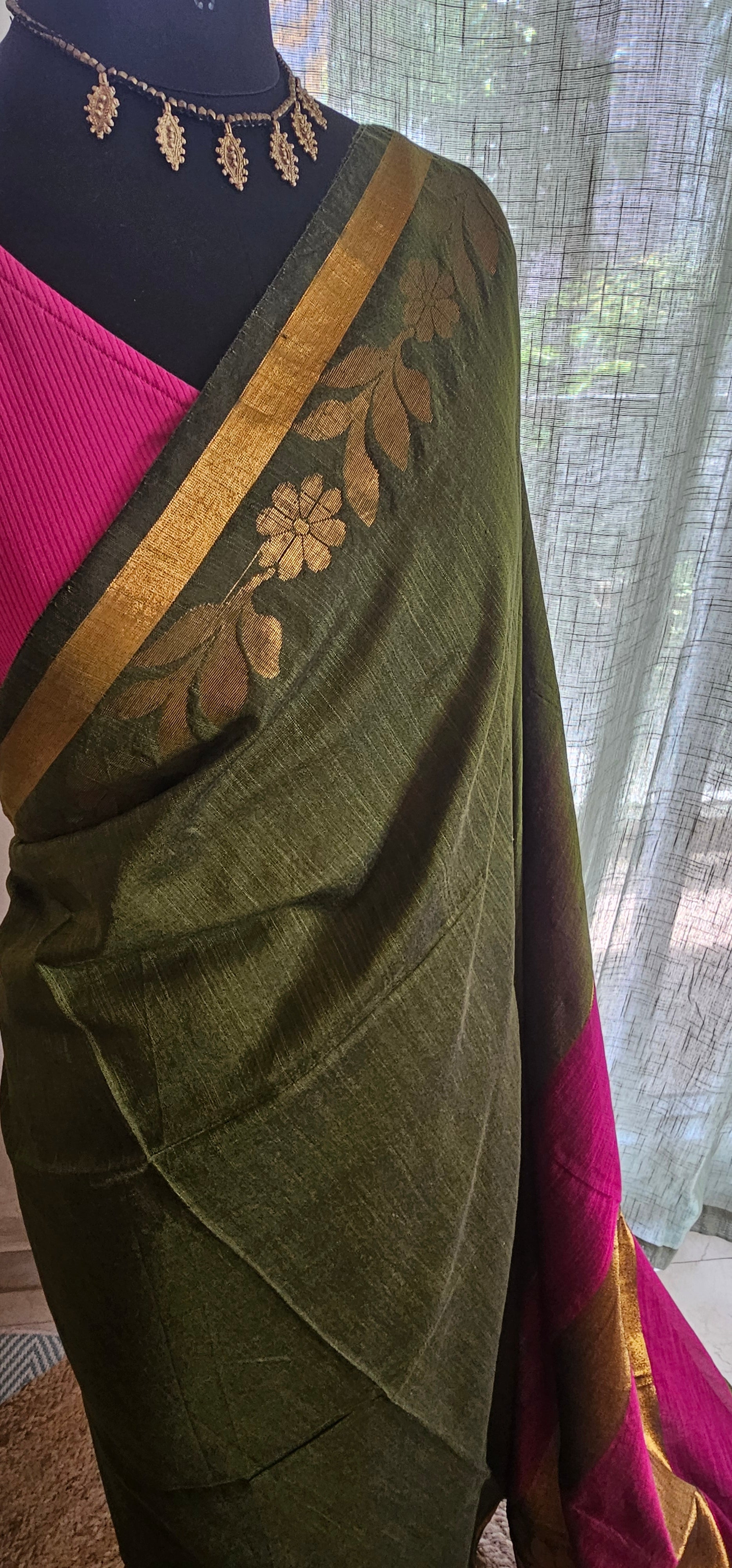 MAYA from VARNAJA Edit - Handloom Khadi Cotton Silk Saree