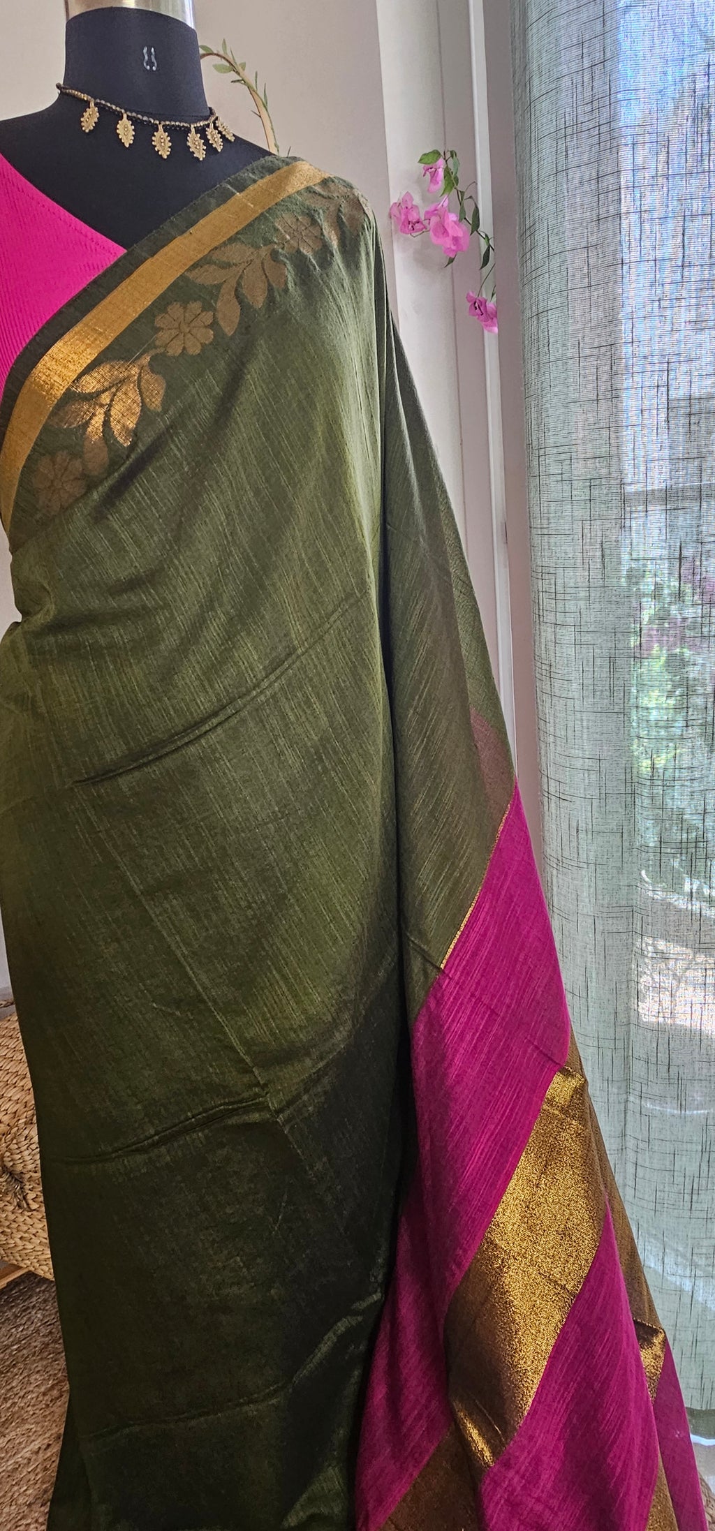MAYA from VARNAJA Edit - Handloom Khadi Cotton Silk Saree