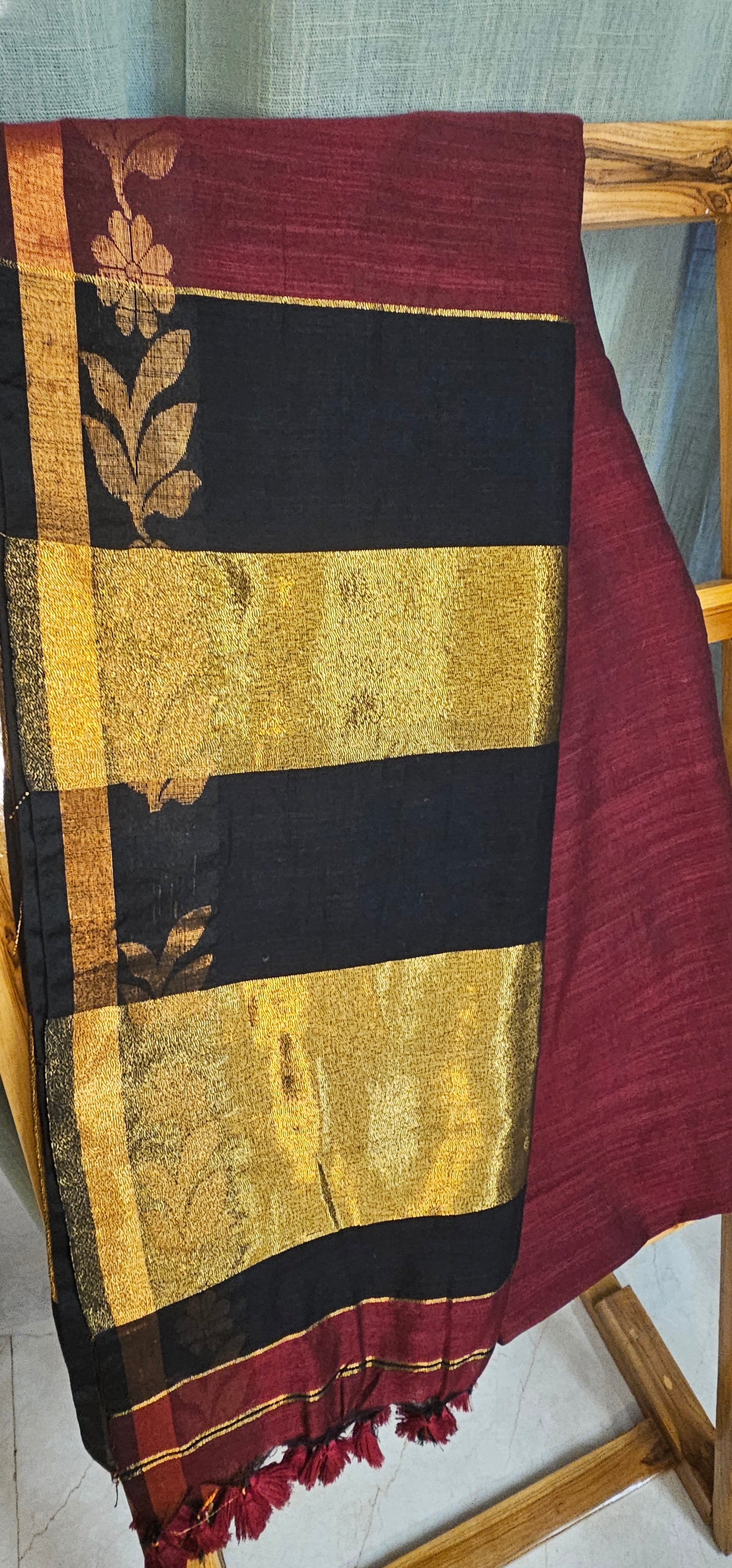 VANYA | from the VARNAJA Edit — Handloom Khadi Cotton Silk Saree