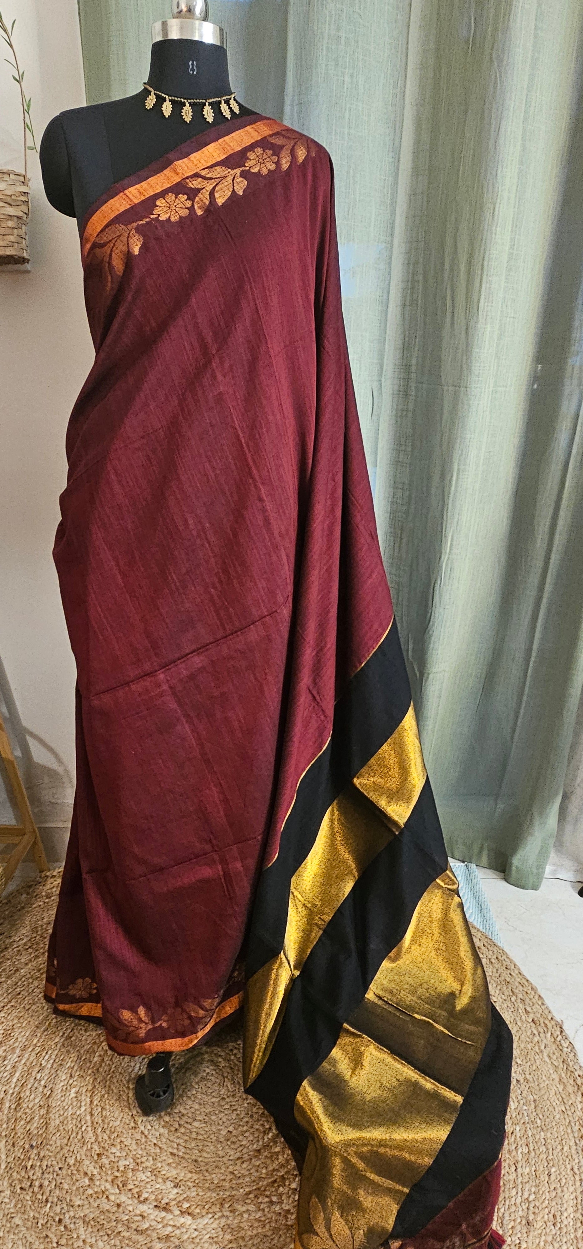 VANYA | from the VARNAJA Edit — Handloom Khadi Cotton Silk Saree
