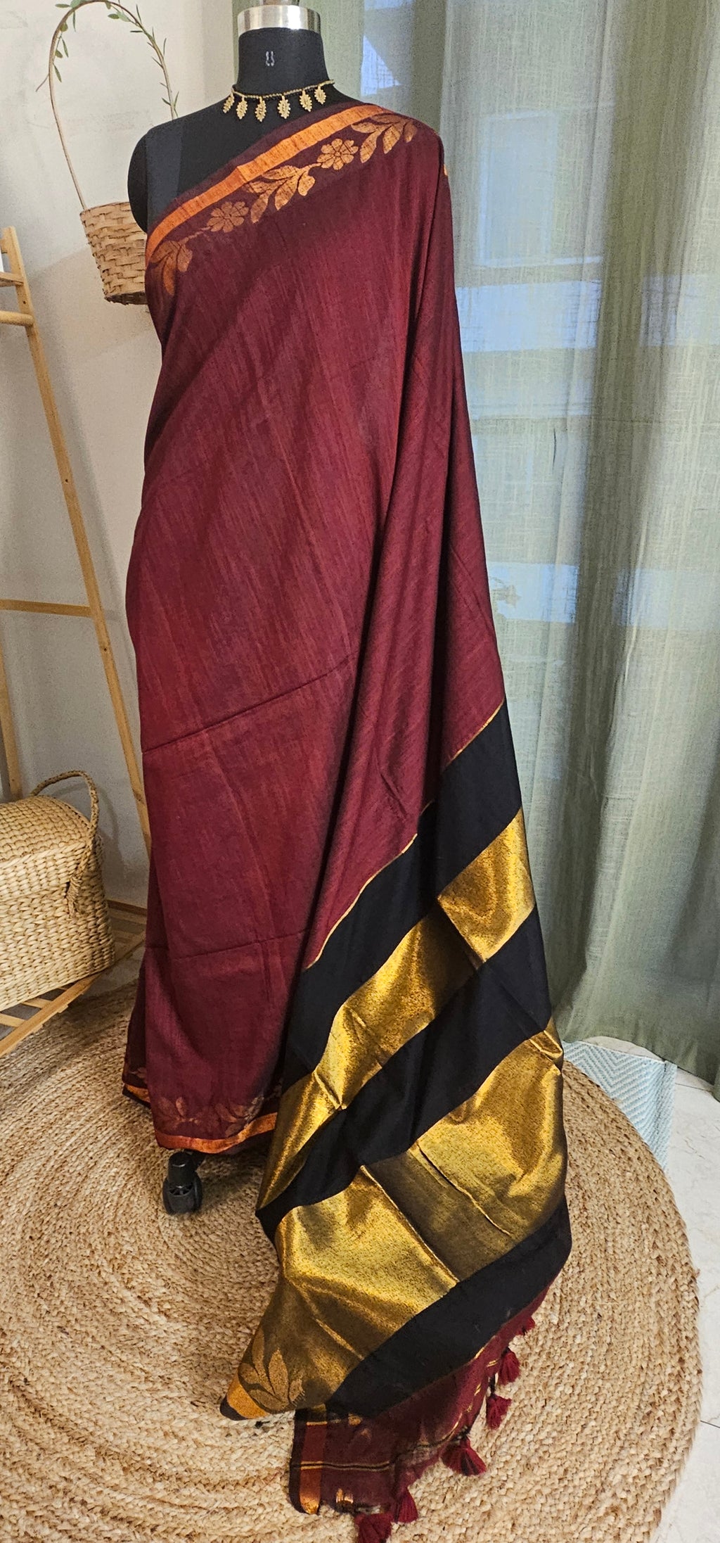 VANYA | from the VARNAJA Edit — Handloom Khadi Cotton Silk Saree