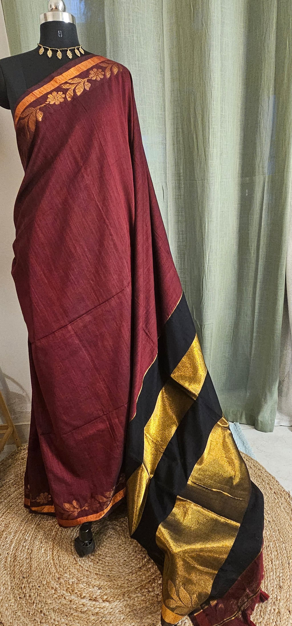 VANYA | from the VARNAJA Edit — Handloom Khadi Cotton Silk Saree