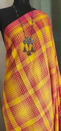 VARSHAA | Bhujodi-inspired weave Cotton Saree