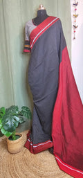 NISARGA | Authentic Handwoven Bengal Khadi Cotton Saree