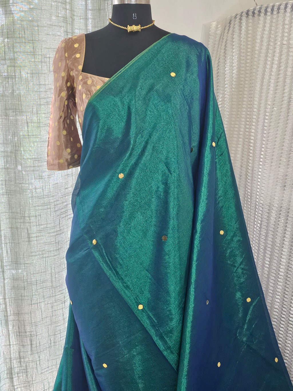NEELAARIKA | Handloom Khadi Tissue Saree