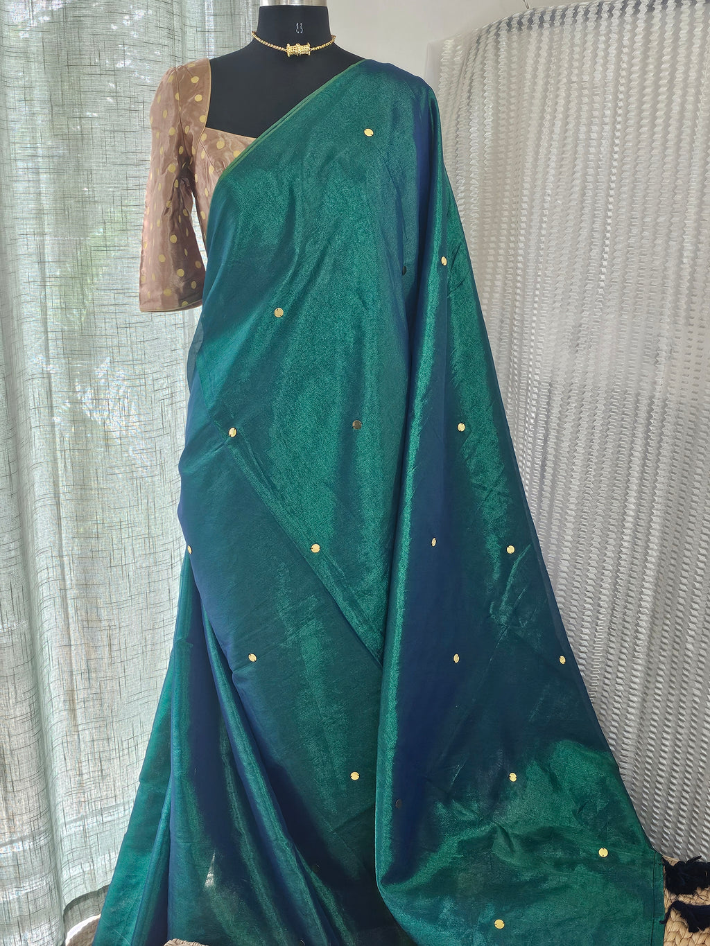 NEELAARIKA | Handloom Khadi Tissue Saree