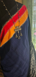 INDRANI | Handwoven Ikkat Weft Cotton Saree