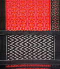INDRANI Sindura | Authentic Handwoven Weft Ikkat Cotton Saree