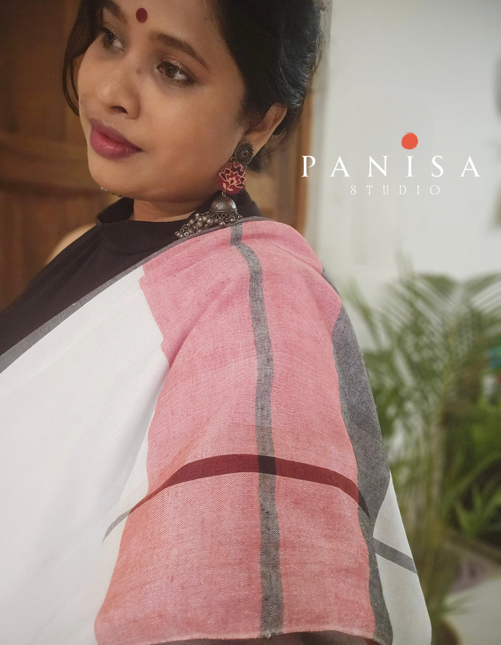 RUTVI - Authentic Bengal Handloom Khadi Cotton Saree