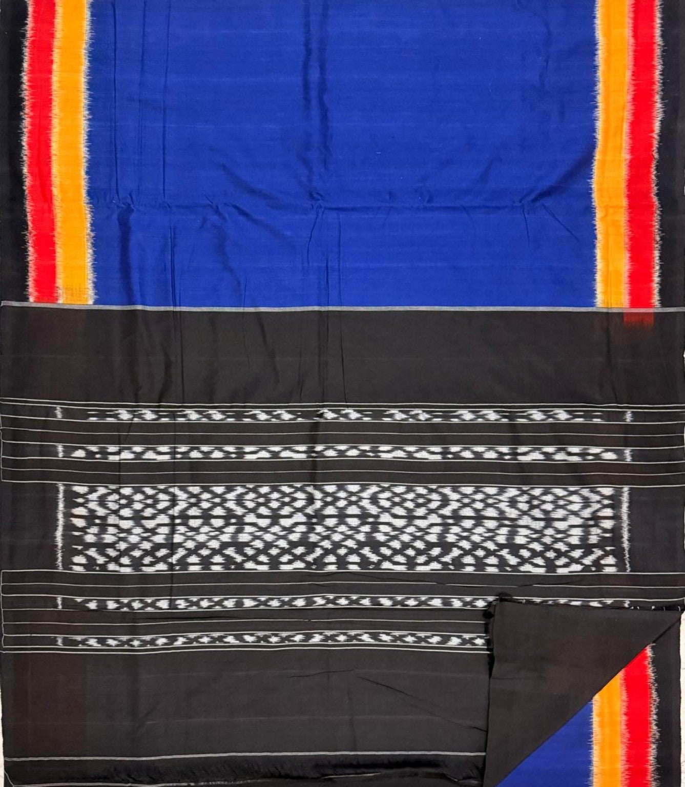 INDRANI | Handwoven Ikkat Weft Cotton Saree