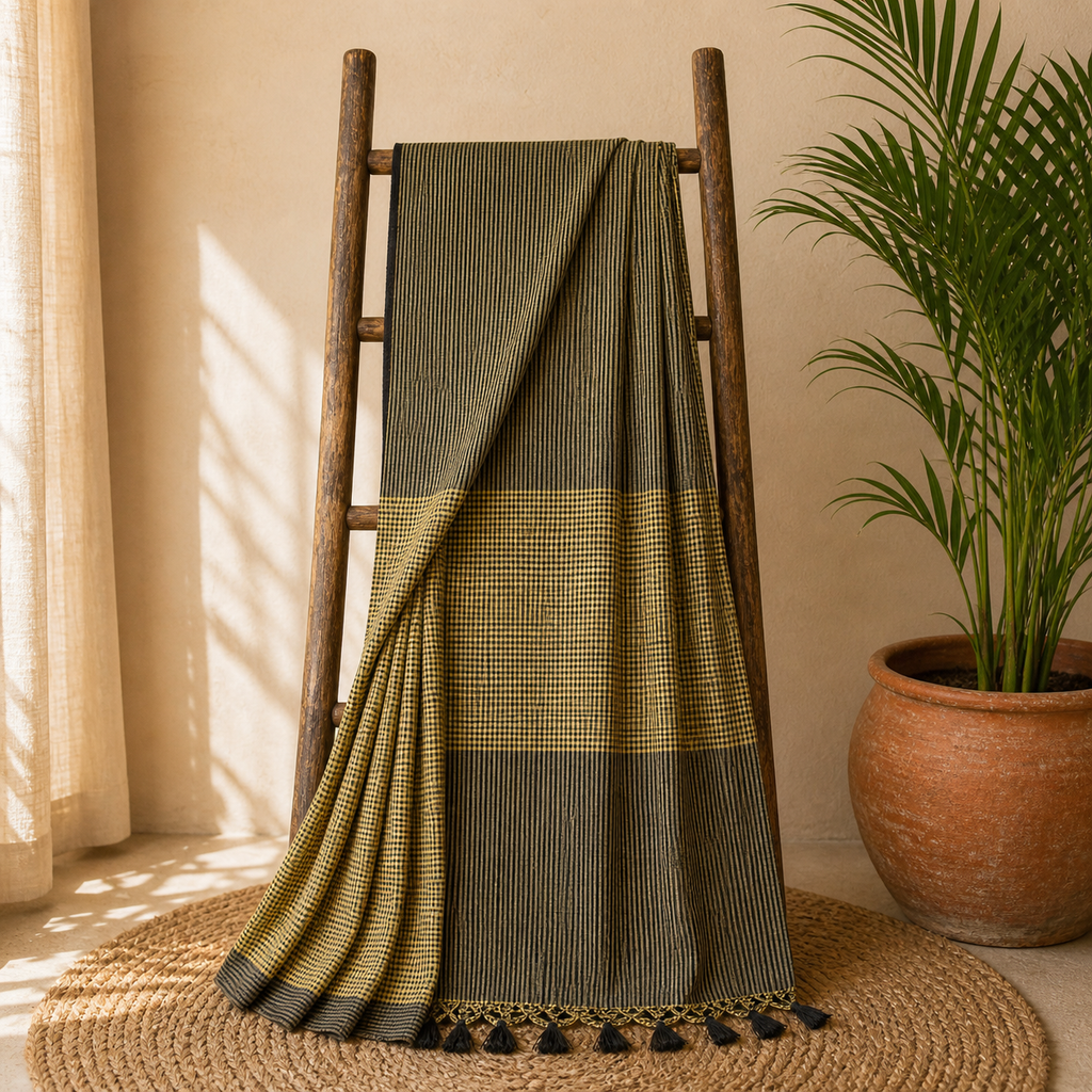 KANIKA LEKHA— Mul Mul Cotton Saree